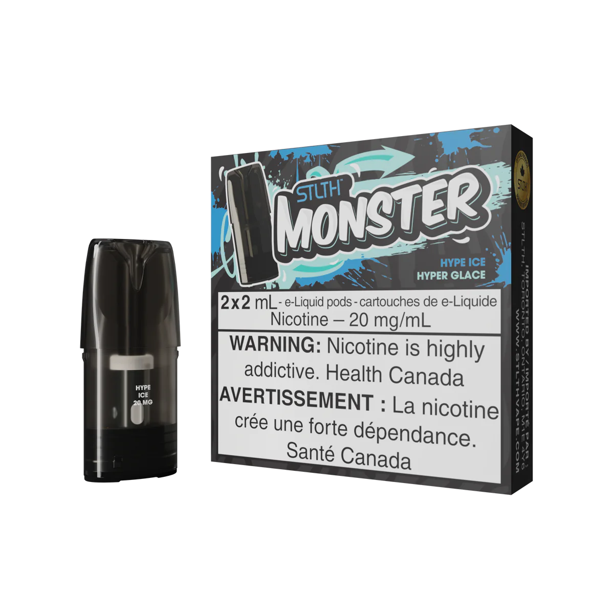 Stlth Pod Pack - Monster - Hype Ice(5PCS/CTN) Stlth Pod Pack - Monster - Hype Ice(5PCS/CTN)
