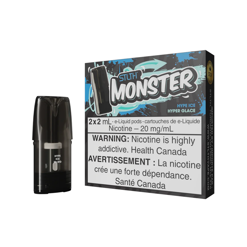 Stlth Pod Pack - Monster - Hype Ice(5PCS/CTN) - VapeNorth