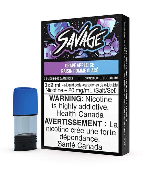 STLTH Pod Pack - Savage- Grape Apple Ice STLTH Pod Pack - Savage- Grape Apple Ice